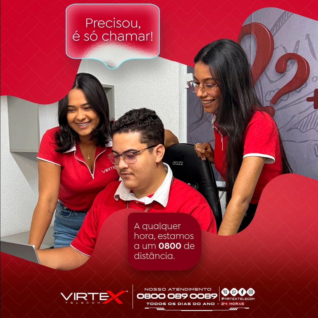 Imagem para o post: Precisou, é só chamar! A tranquilidade de ter o suporte Virtex 24h
