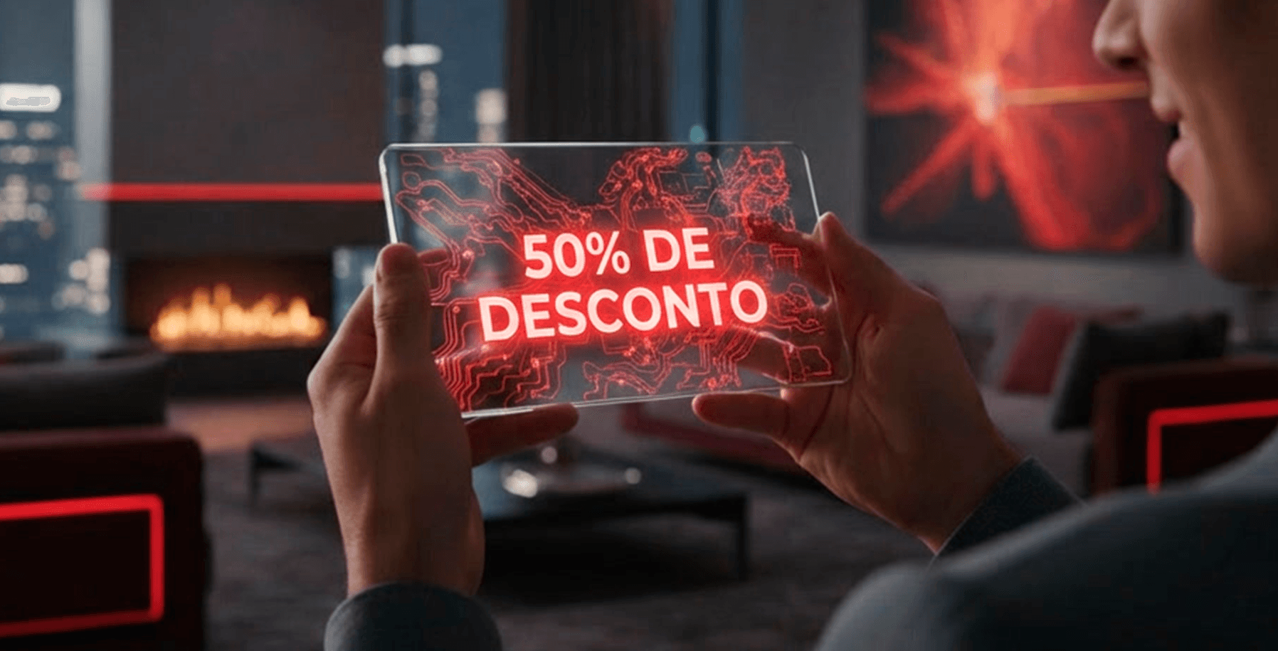 Imagem de fundo para Indique amigos e economize na sua mensalidade