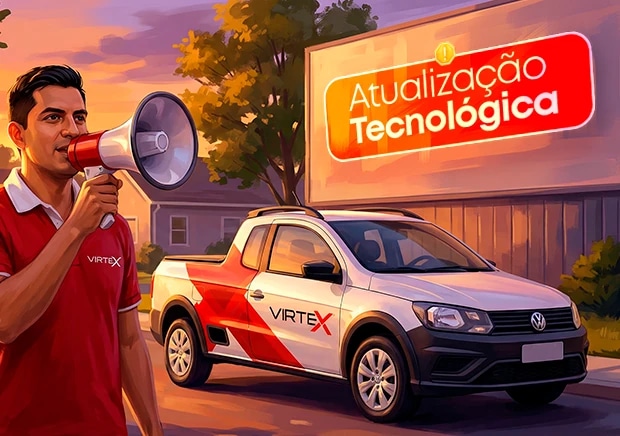 Imagem para o post: A VirteX realizará Atualização Tecnológica em sua rede para este sábado (07/03).